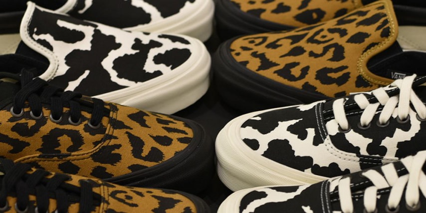 Vans vault cow print Clearance