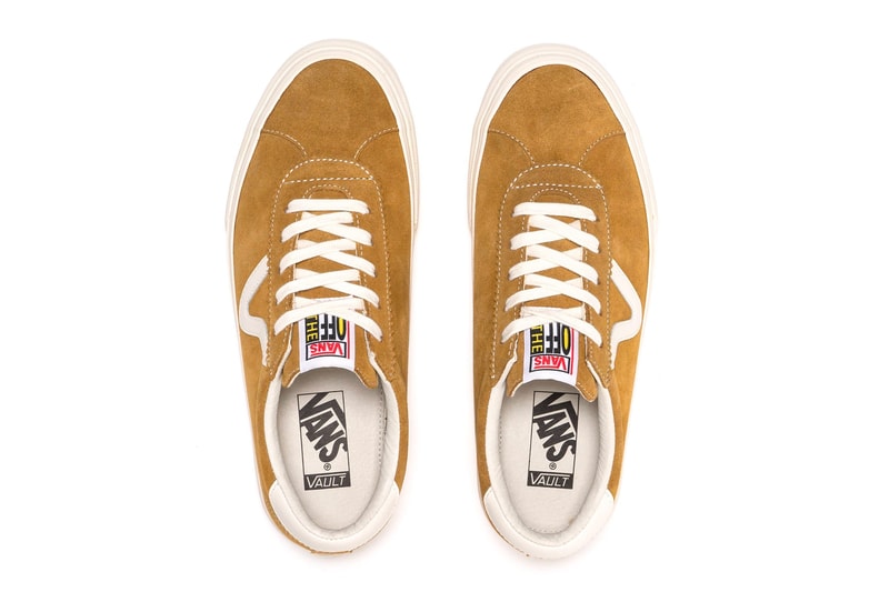 Vans Vault Epoch Sport Model Revival Marshmallow Cumin Black LX Suede White Yellow Brown