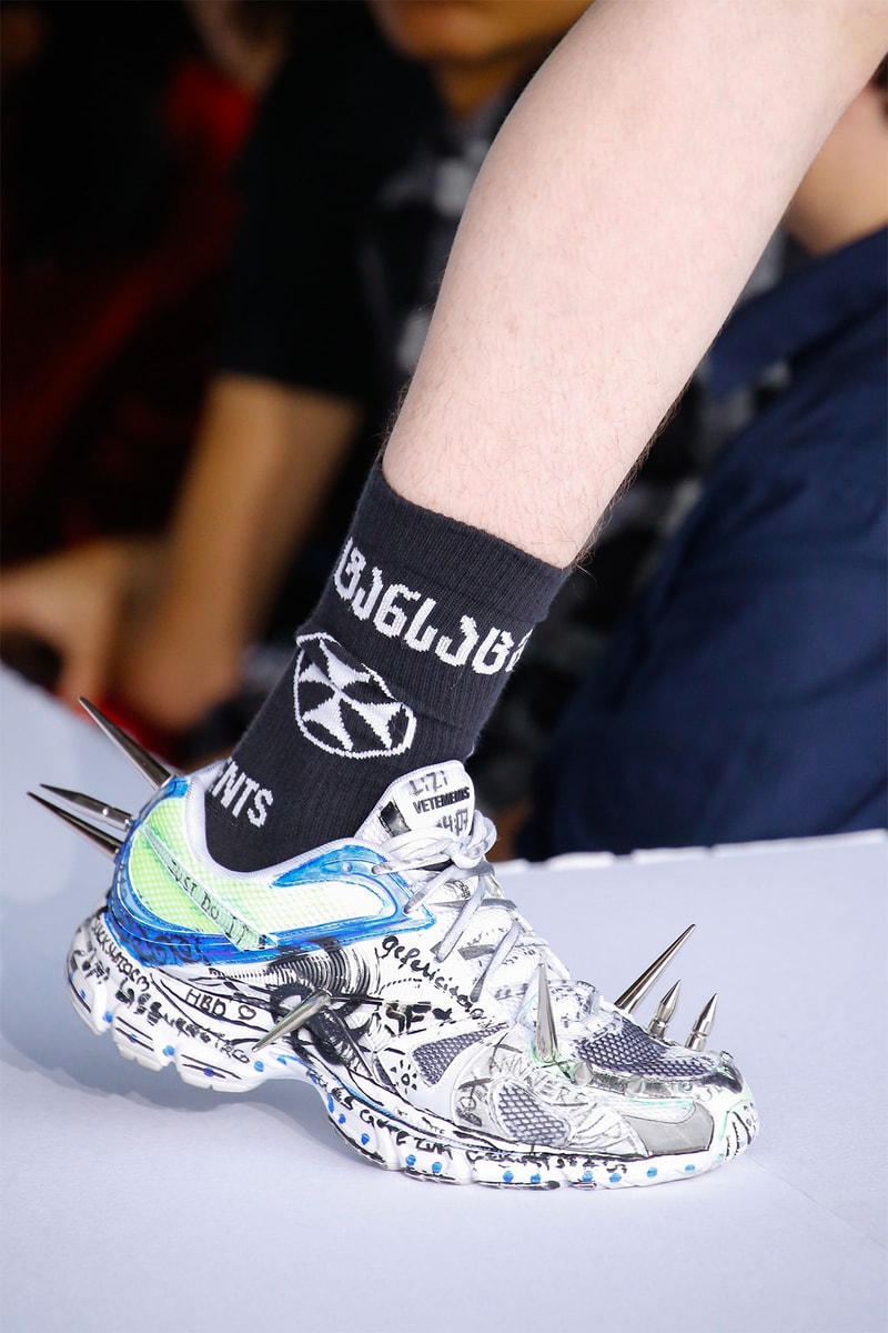 Vetements Takes Sock Shoe Trend to Extreme With Fall '19 Reebok Collab