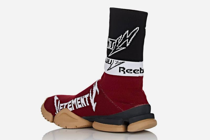 VETEMENTS Reebok Sock Runner Four Colorways Available Now