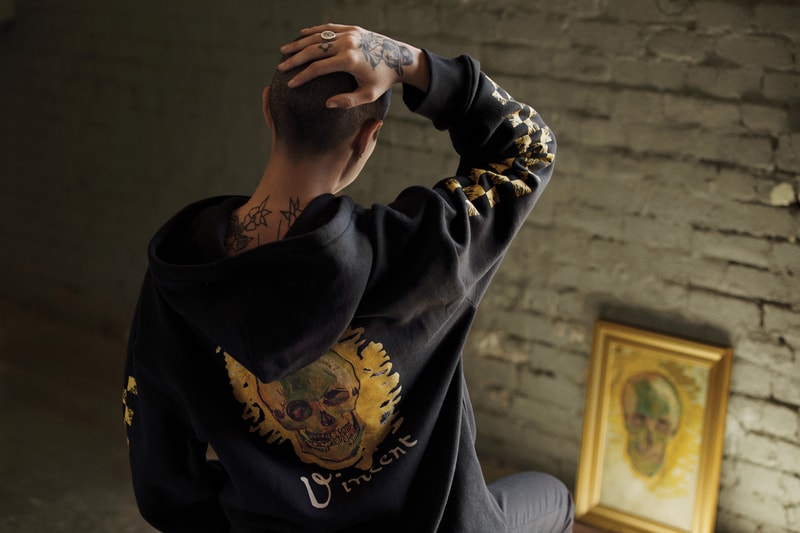 vincent van gogh museum Vans collaboration release date lookbook official drop release date cop buy purchase sale sell skull flower floral bomber long sleeve short tee shirt sneaker old skool slip on sk8 hi authentic self portrait amsterdam august 3 2018