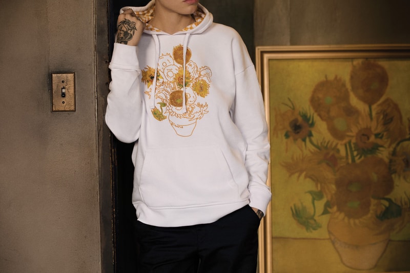 vincent van gogh museum Vans collaboration release date lookbook official drop release date cop buy purchase sale sell skull flower floral bomber long sleeve short tee shirt sneaker old skool slip on sk8 hi authentic self portrait amsterdam august 3 2018