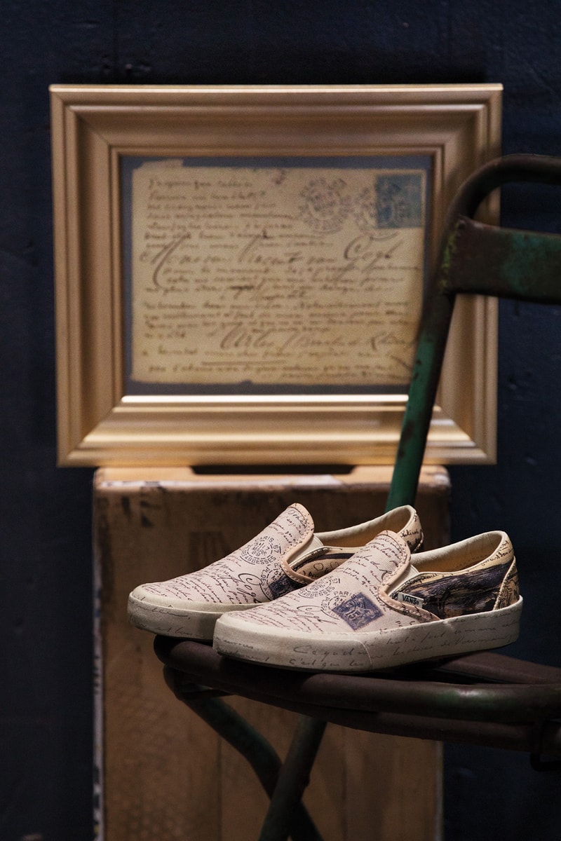 vincent van gogh museum Vans collaboration release date lookbook official drop release date cop buy purchase sale sell skull flower floral bomber long sleeve short tee shirt sneaker old skool slip on sk8 hi authentic self portrait amsterdam august 3 2018