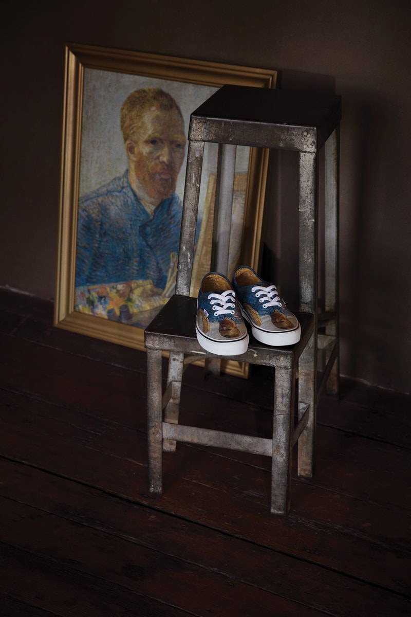 vincent van gogh museum Vans collaboration release date lookbook official drop release date cop buy purchase sale sell skull flower floral bomber long sleeve short tee shirt sneaker old skool slip on sk8 hi authentic self portrait amsterdam august 3 2018
