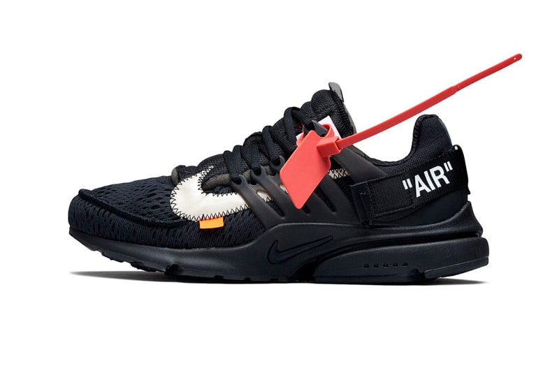 Virgil Abloh Nike Air Presto All Black White Official Look Release Date