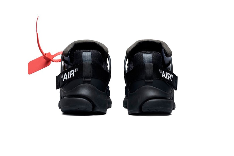 Virgil Abloh Nike Air Presto All Black White Official Look Release Date