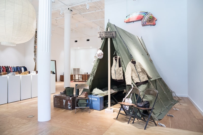 visvim japan exposition los angeles retail store contrary dept. F.I.L.