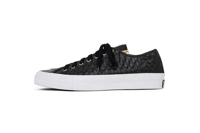 visvim SKAGWAY LO Python Leather release info brown white black off-white sneakers