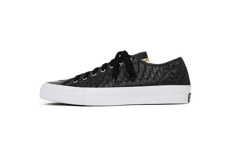 visvim SKAGWAY LO Python Leather release info brown white black off-white sneakers
