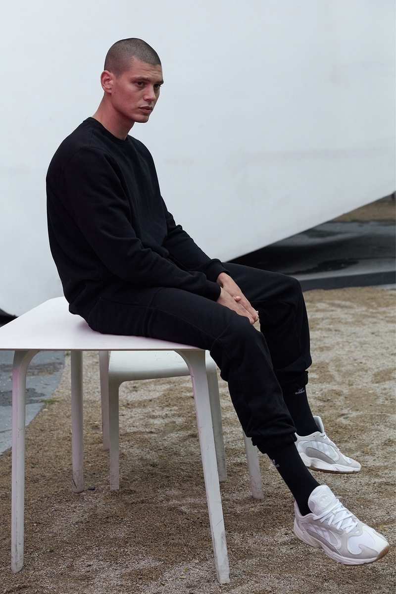 wardrobe nyc collection second sport adidas collaboration yung 1 socks black sweater athleisure new york city bag sweater online