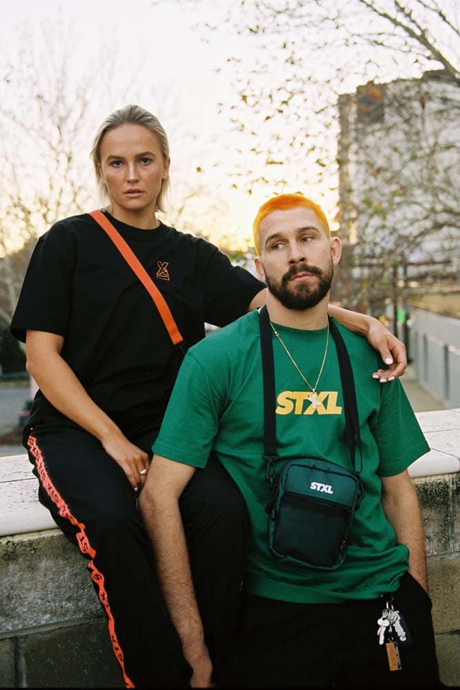 XLARGE StreetX Collaboration Lookbook Editorial Logo Capsule collection