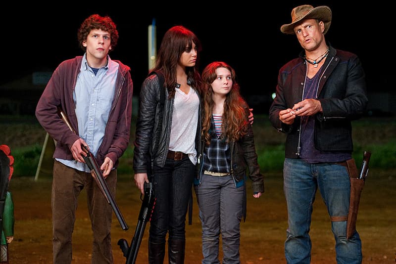 Zombieland Zombieland 2 Sequel Jesse Eisenberg Woody Harrelson Emma Stone Abigail Breslin Ruben Fleischer