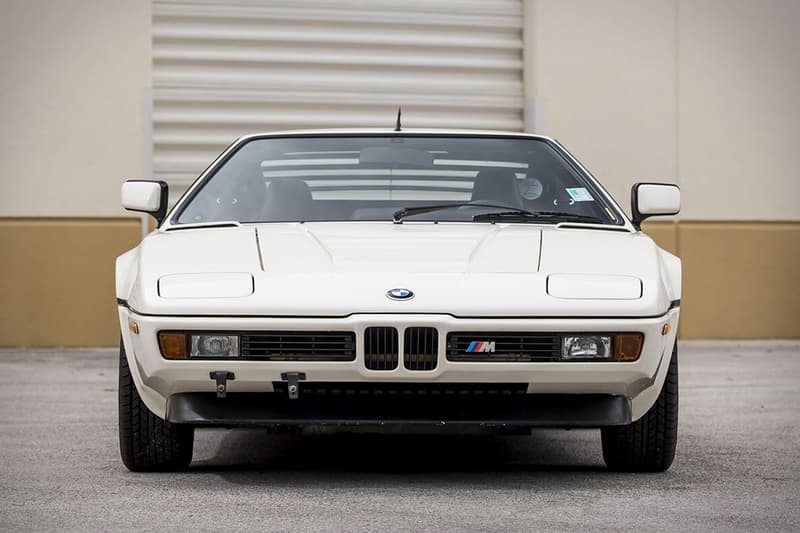 BMW M1 white auction Giorgetto Giugiaro Italdesign vintage heritage vehicles sportscars