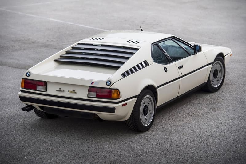 BMW M1 white auction Giorgetto Giugiaro Italdesign vintage heritage vehicles sportscars