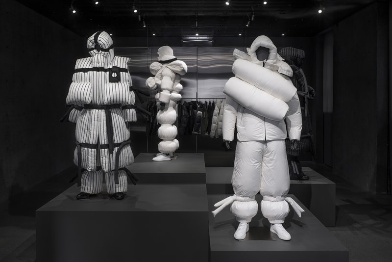 SSENSE 5 Moncler Craig Green Collection Exhibit Moncler Genius installation art fashion coats outerwear