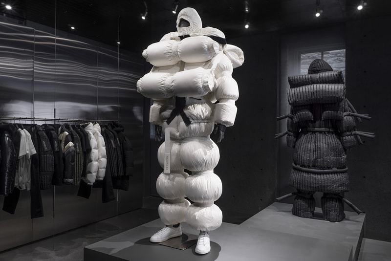SSENSE 5 Moncler Craig Green Collection Exhibit Moncler Genius installation art fashion coats outerwear