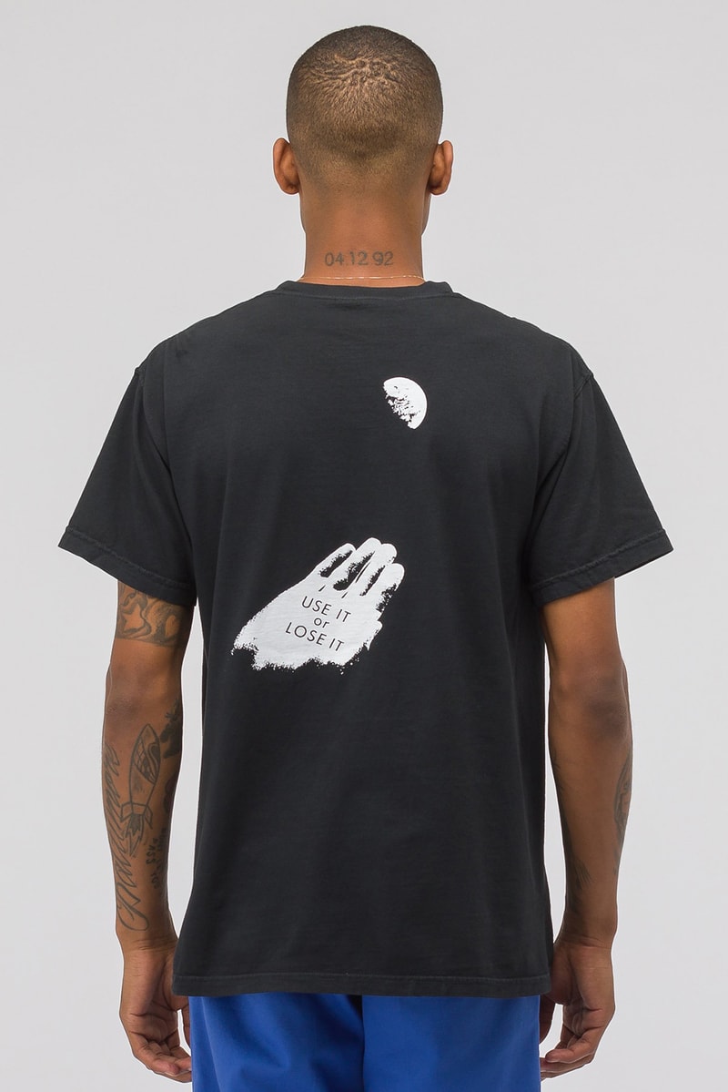 Notre private label tee shirt drop 1 first collection release drop tie dye print embroidery chuck berry