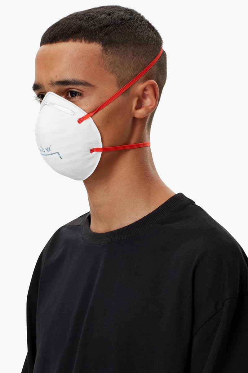 A-COLD-WALL* Protective Equipment Capsule Collection Noise Reduction Earplug Units Heavy Duty Acetate Glasses Clear Lens Dust Resistant Face Mask ACW* Fashion Brand