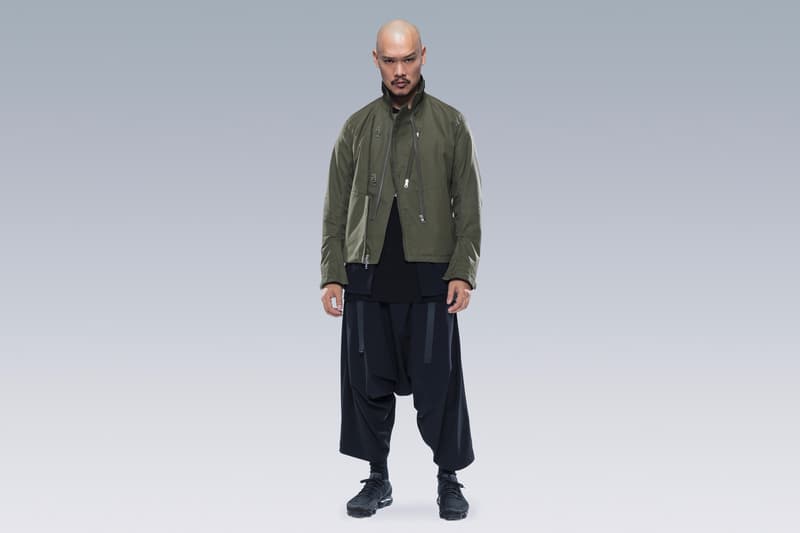 ACRONYM J68 S Technical Rider Jacket Release Black Olive White ForceLock JacketSling gabardine