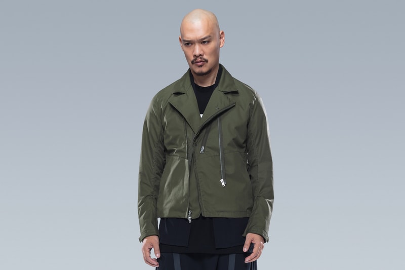 ACRONYM J68 S Technical Rider Jacket Release Black Olive White ForceLock JacketSling gabardine
