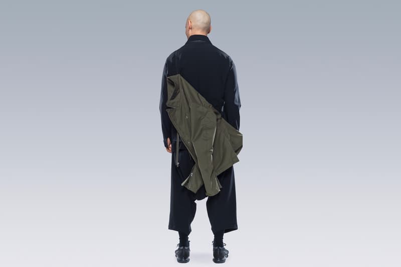 ACRONYM J68 S Technical Rider Jacket Release Black Olive White ForceLock JacketSling gabardine