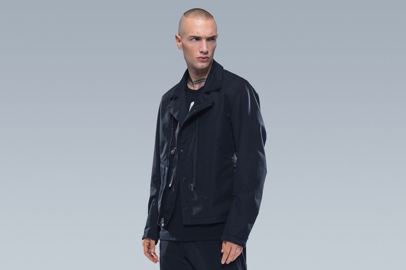 ACRONYM J68 S Technical Rider Jacket Release Black Olive White ForceLock JacketSling gabardine