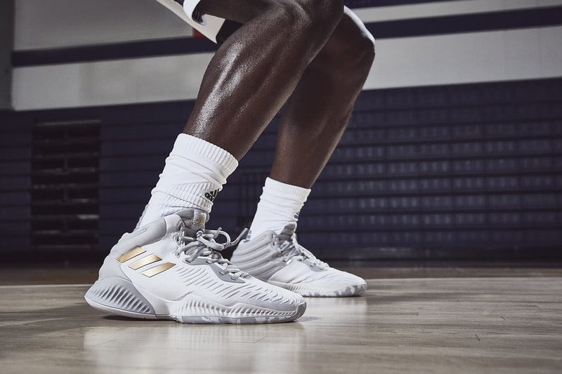 adidas basketball pro bounce mad bounce footwear october 2018 Donovan Mitchell Zach LaVine Kristaps Porzingis Chiney Ogwumike Candace Parker Kyle Lowry Nick Young Jaylen Brown Kelly Oubre Jr.