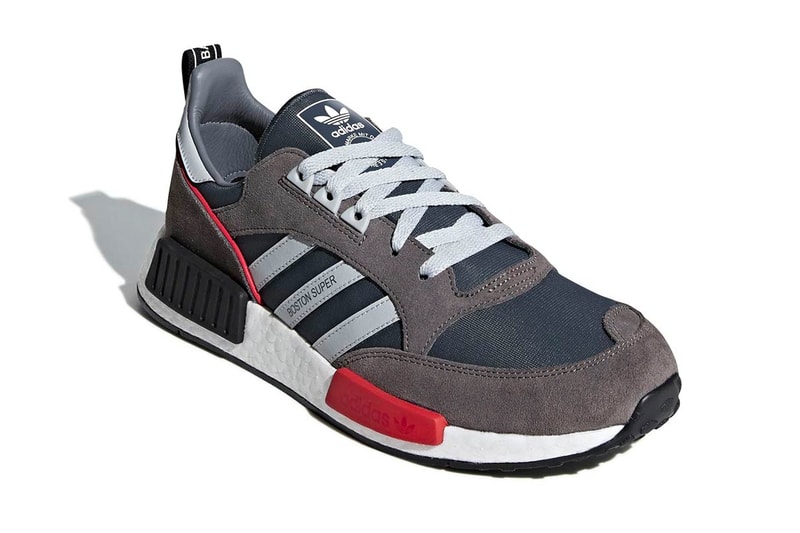 adidas NMD R1 boston super sneakers release info grey red boston r1 first look