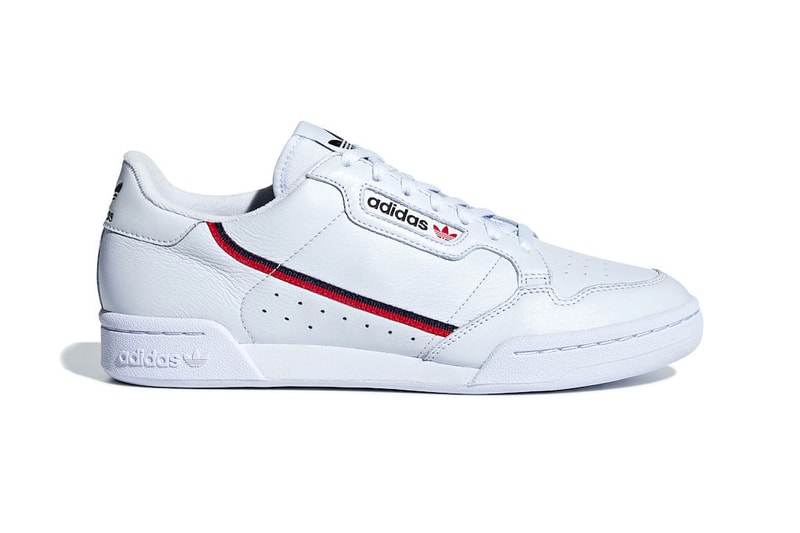 adidas Continental 80 Aero Blue release info sneakers scarlet Collegiate Navy