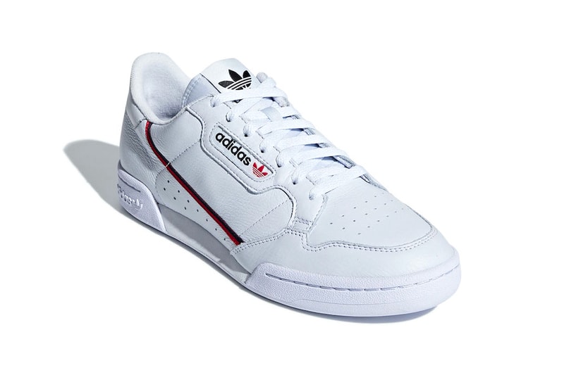 adidas Continental 80 Aero Blue release info sneakers scarlet Collegiate Navy
