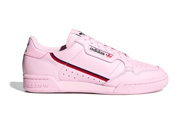 adidas Continental 80 Semi Frozen Yellow Clear Pink Scarlet Collegiate Navy release info sneakers