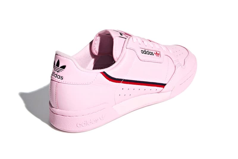 adidas Continental 80 Semi Frozen Yellow Clear Pink Scarlet Collegiate Navy release info sneakers