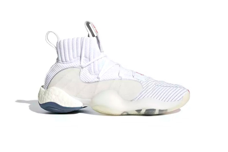 adidas crazy byw x cloud white collegiate navy bright red 2018 august footwear adidas hoops
