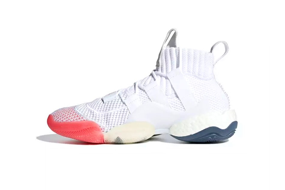 adidas crazy byw x cloud white collegiate navy bright red 2018 august footwear adidas hoops