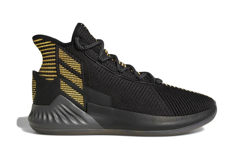adidas D Rose 9 Shoe sneaker drop date Derrick Rose black gold