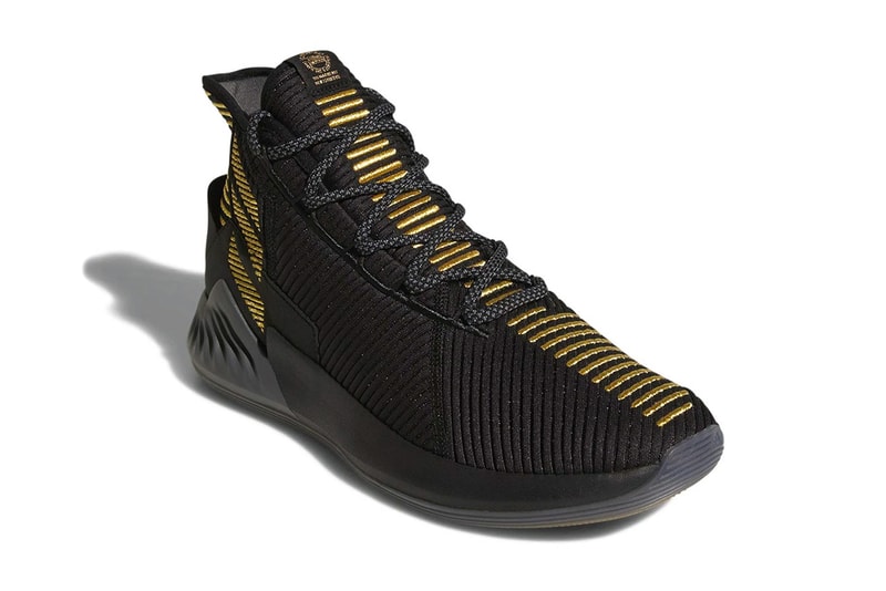 adidas D Rose 9 Shoe sneaker drop date Derrick Rose black gold