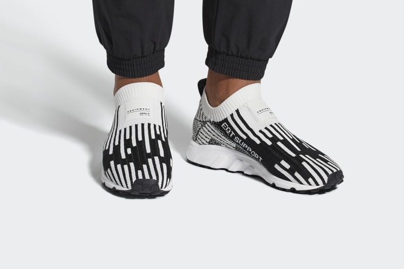 adidas EQT Support Sock Primeknit Release Cloud White Core Black