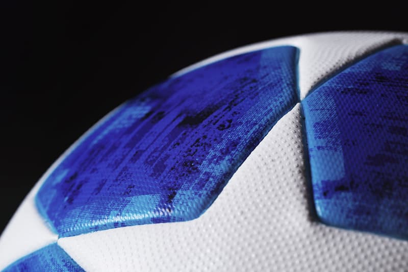 adidas Football Unveil UEFA Champions League Match Ball Sport Blue Graphic White Star Panels 2018 2019 Season Inverted Reverse