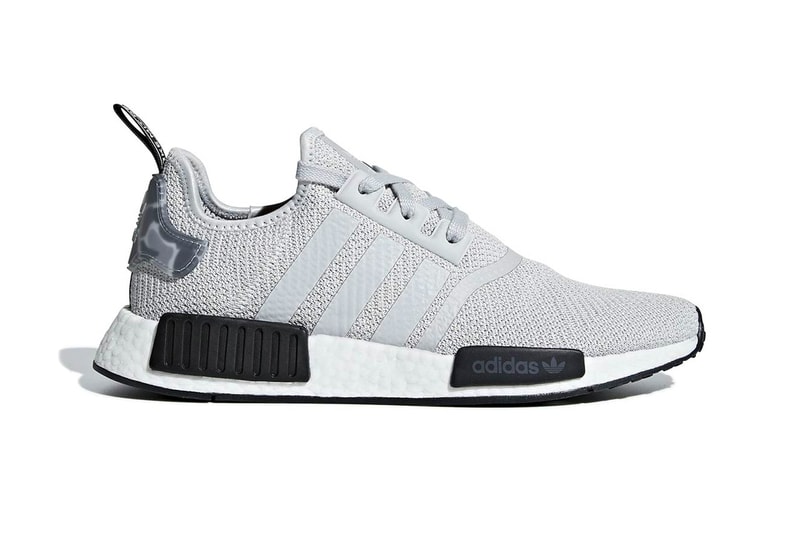adidas NMD R1 Camo Heel White Grey Black