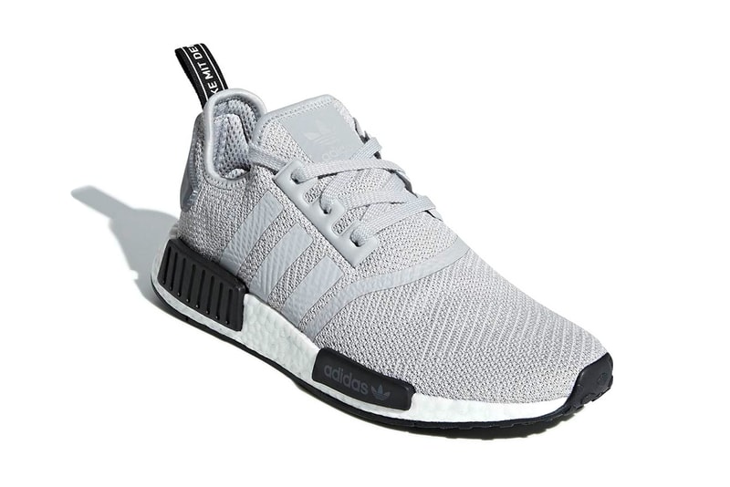 adidas NMD R1 Camo Heel White Grey Black