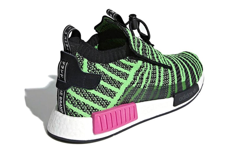 adidas NMD TS1 Shock Lime release info sneakers black grey pink