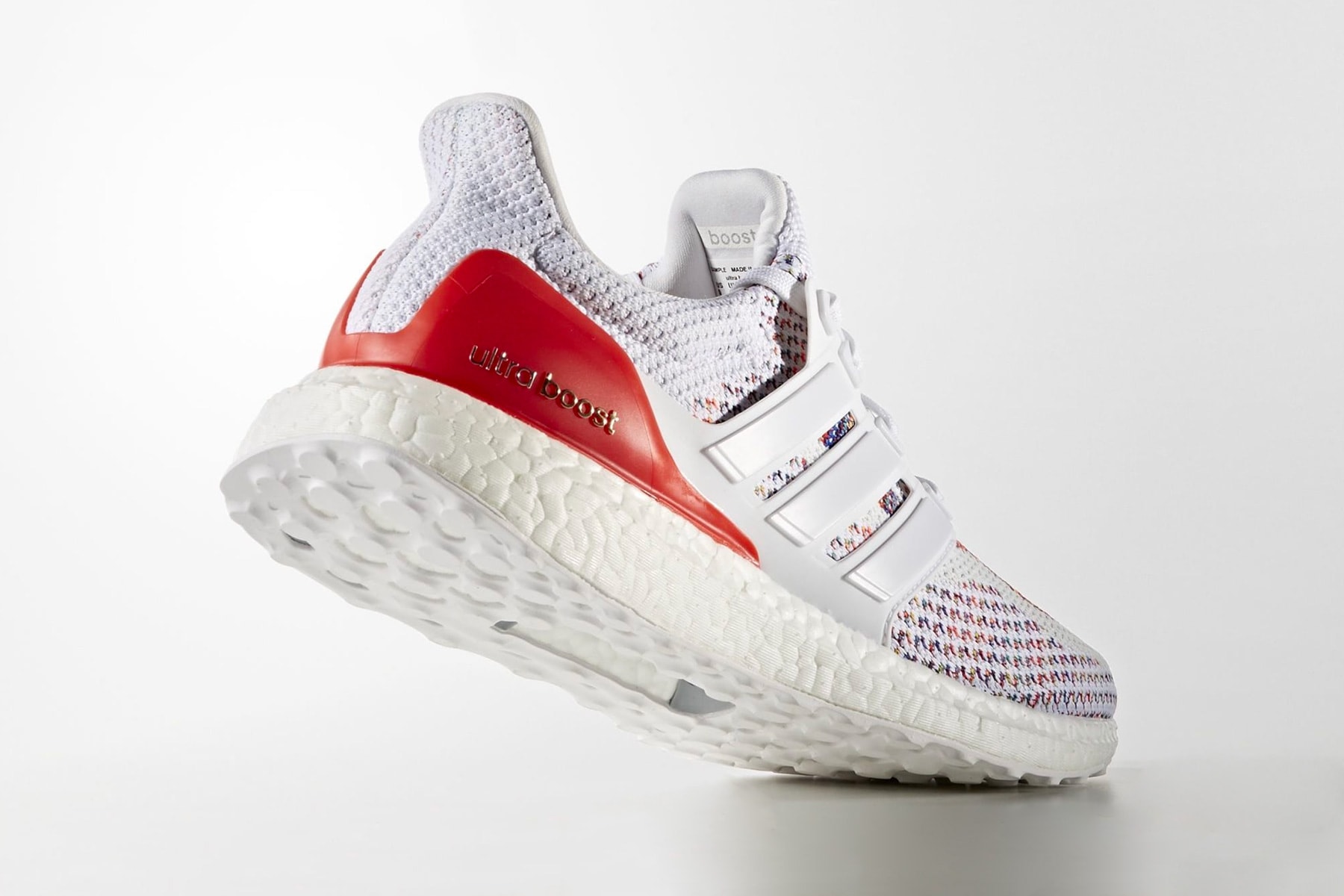 adidas UltraBOOST "Multicolor 2.0" Release Date colorway white sneaker multicolor red price info buy online purchase