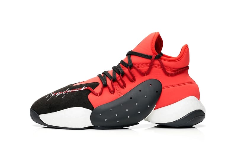 adidas Y-3's BYW BBall Gets Dressed in Bright "Lush Red"