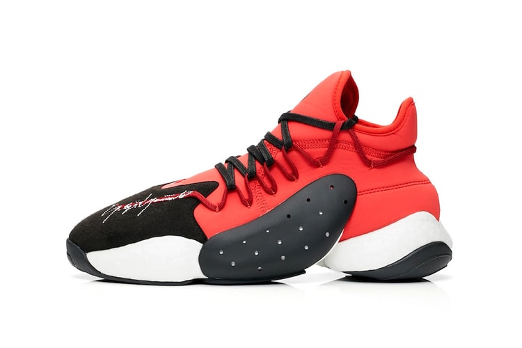 adidas Y-3's BYW BBall Gets Dressed in Bright "Lush Red"