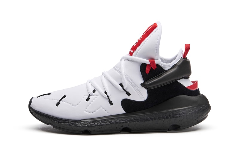 Y-3 Drops Kusari II Model Fall/Winter 2018 silhouette sneaker shoe boost white black red colorway three 400 usd dollars august 24 2018 drop release date info buy purchase sale