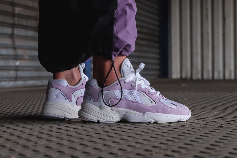 adidas yung 1 purple grey first look footwear shoes sneakers low top