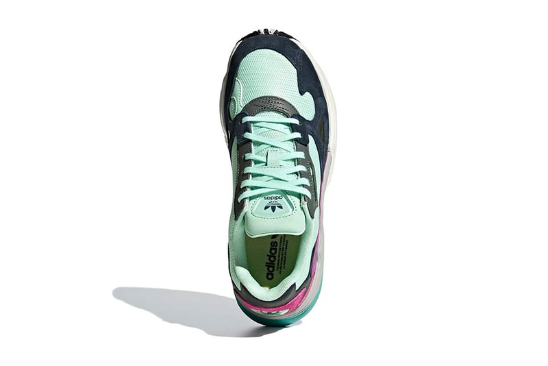 adidas Falcon Multicolor Teal navy purple Colorway sneaker suede release date info price