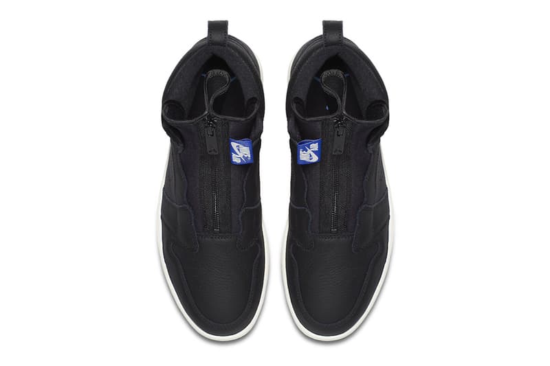 Jordan Brand Air Jordan 1 High Zip Men’s Sizing release info Available Black Hyper Royal White University Red