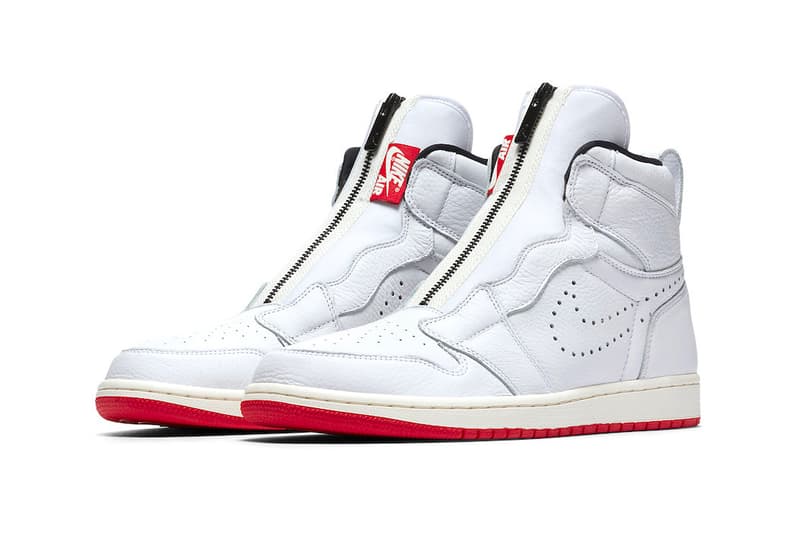 Jordan Brand Air Jordan 1 High Zip Men’s Sizing release info Available Black Hyper Royal White University Red