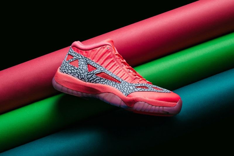 Air Jordan 11 Low IE Highlighter Pack jordan brand release info volt crimson flash rio teal